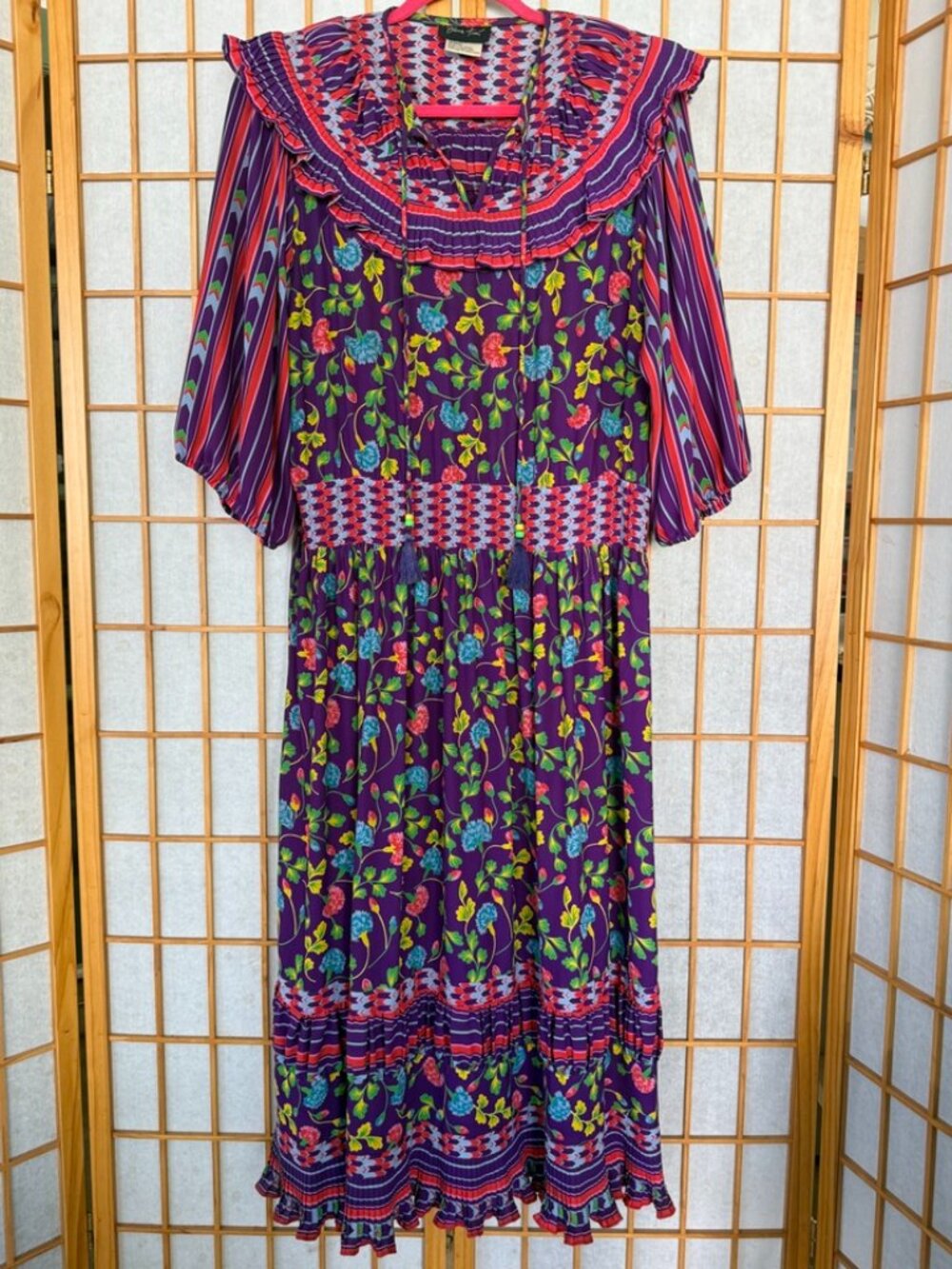 Vintage Diane Freis Boho Dress